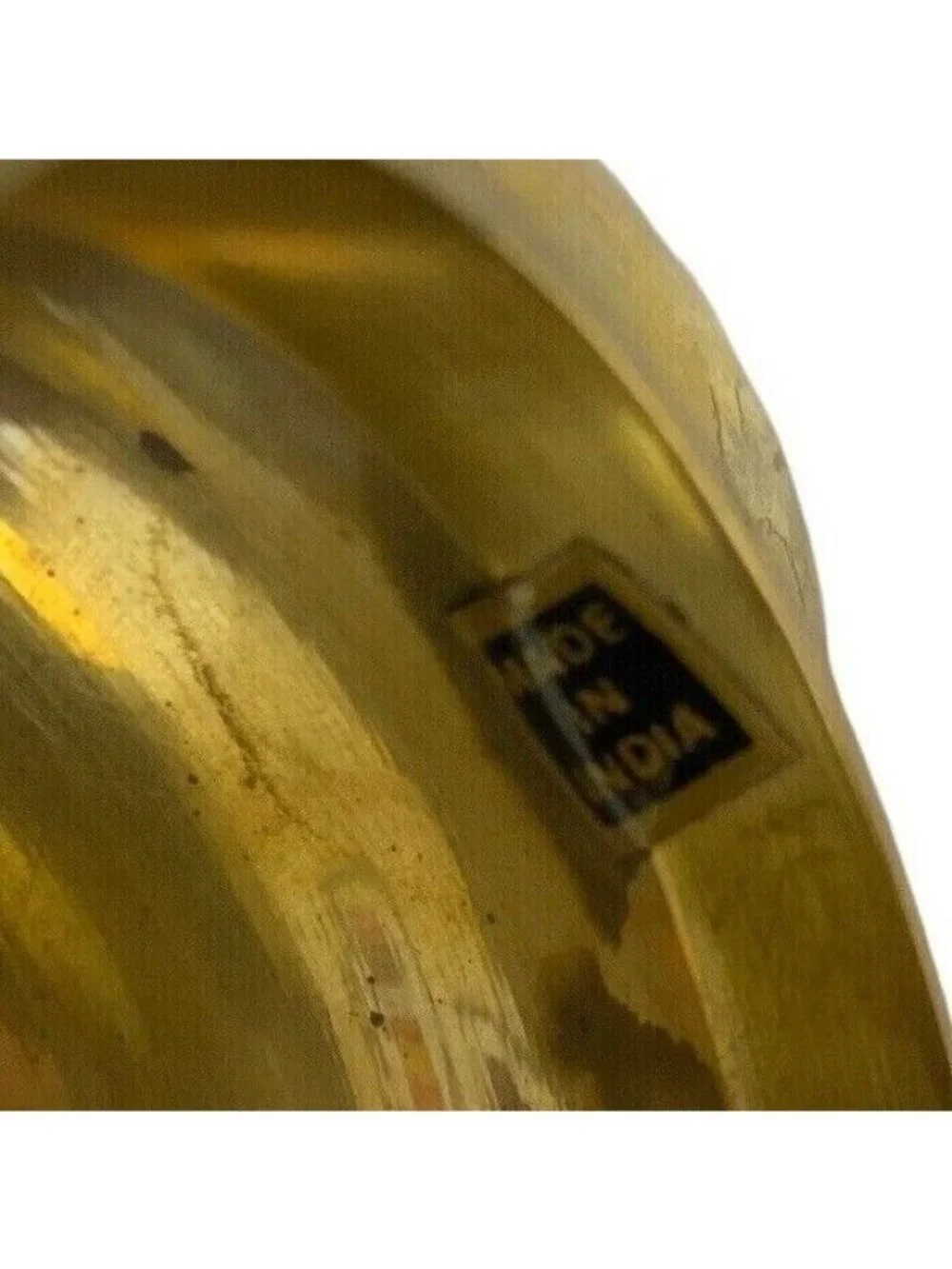 Antique Brass Napkin Rings Set Of 8 Rounded Tube Classic Table Decor India